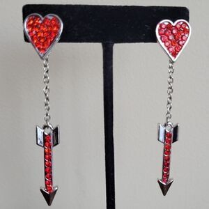Heart and Arrow Earring Valentines Day Jewelry NWOT